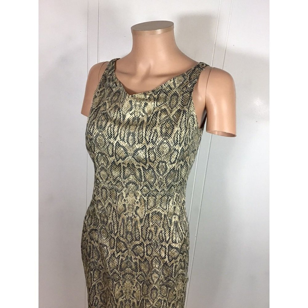 Chetta B Sherrie Bloom Dress Animal Print Leopard Womens Small - Picture 3 of 9